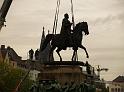 Reiterdenkmal kehrt zurueck auf dem Heumarkt P56